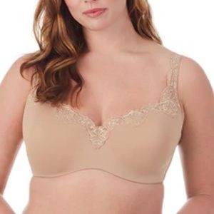 Le Mystere Bra Lace Tisha Wireless Bra 9265 in Natural Sz 38G BNWT Discontinued